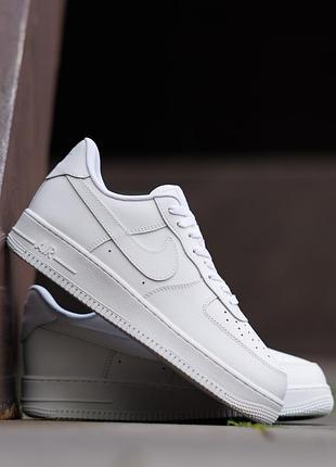 Air force 1 07 leather white 3