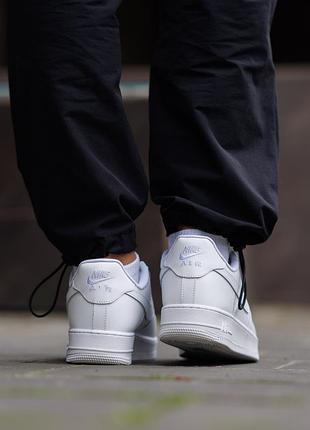 Air force 1 07 leather white 5