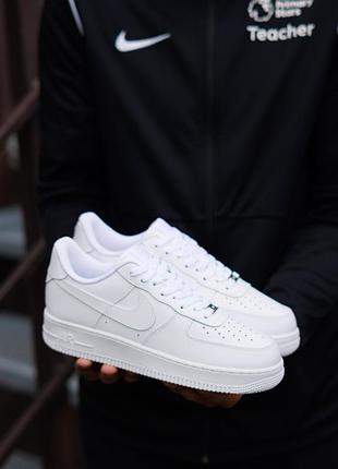 Air force 1 07 leather white 9