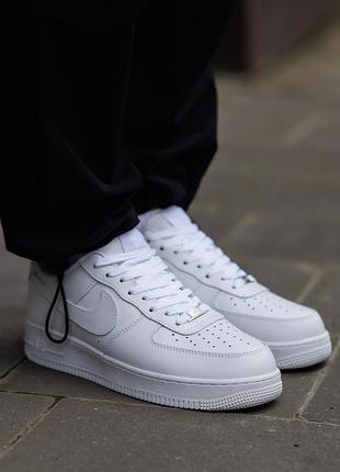 Air force 1 07 leather white 6