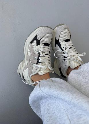 😍 женские кроссовки asics gel-1130 | cream / black premium