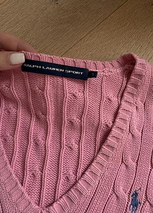 Ralph lauren джемпер светр рожевий 3