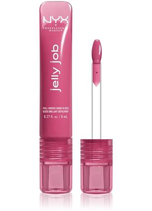 Глянцевий блиск для губ nyx professional makeup jelly job, 09 jelly jammin