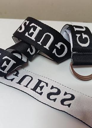 Тканевый ремень guess унисекс оригинал!