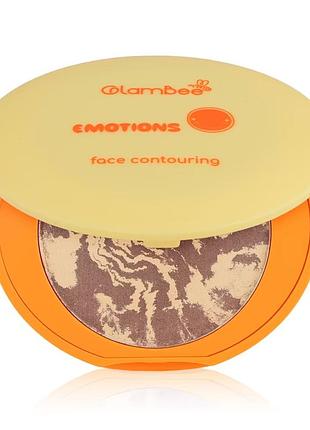 Пудра для контурингу обличчя glambee face contouring emotions