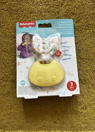 Дитячий прорізувач fisher-price snuggle bunny teether