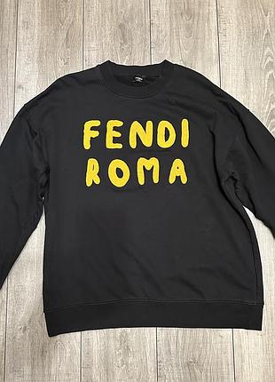 Fendi чоловічі чорний світшот