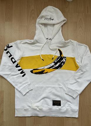 Худі zara x andy warhol banana pop art (розмір l, оригінал)