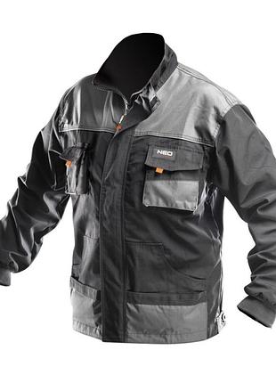 Блуза робоча neo tools посилення 267 г/м2 iso l/52 (81-210-l)