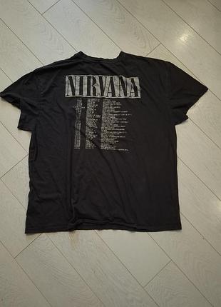 Nirvana gildan l офіційний мерч рок мерч базова чоловіча футболка унісекс оригінал