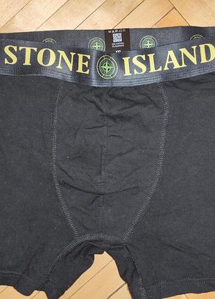 Нові сток чоловічі труси-боксери бренд stone island, хл