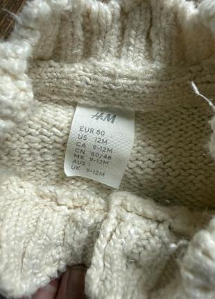 Кофта для дівчинки h&m 80 розмір 2