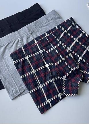 3шт набір чоловічих боксерів труси h&m