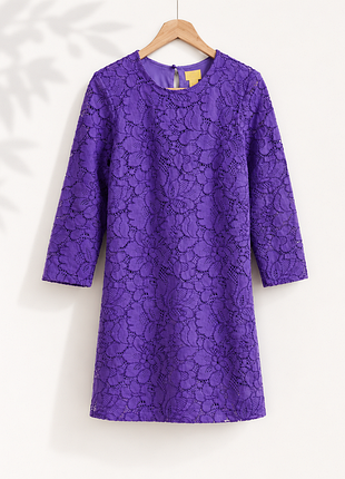 Фіолетова мереживна сукня h&m | розмір 36 (s)