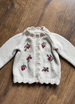 Кофта для дівчинки h&m 80 розмір