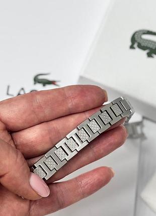 Браслет lacoste (silver) 3