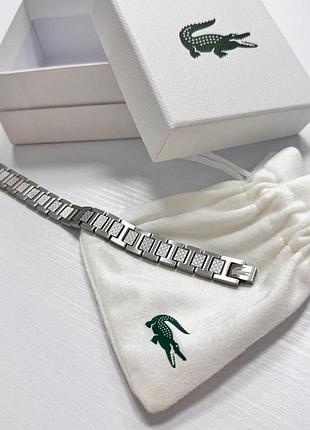 Браслет lacoste (silver) 5