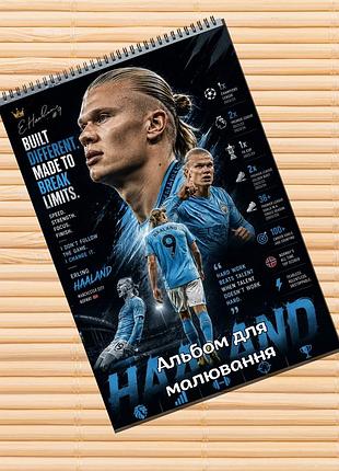 Альбом для рисования ерлинг холанн erling haaland (31649)