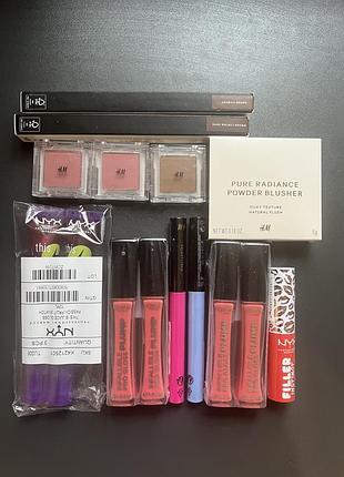 Лот нової косметики h&m, l’oreal, nyx.