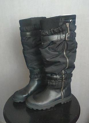 Оригинальные высокие сапоги diesel | натуральная кожа | 39 р (стелька 25.5 см)