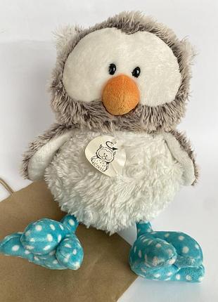Новая оригинальная мягкая игрушка сова олалия nici с поворотной головой совушка мʼяка плюшева іграшка сова