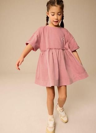 Супер крута стильна трендова сукня oversize на дівчинку 8р next