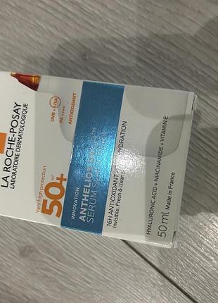 Сонцезахисна зволожувальна сироватка для обличчя la roche-posay anthelios uv air sunscreen serum.