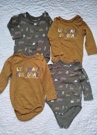 Боді бодік комплект 4шт reserved розмір 62 68 - 74