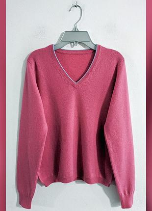 Свитер из кашемира и шерсти woolovers woolmark pure new wool