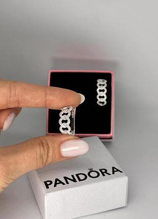 Срібні сережки 925 проба pandora