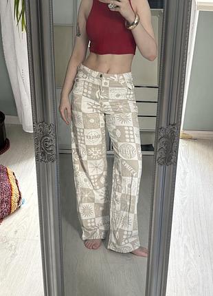 Джинси прямого крою широкі h&m