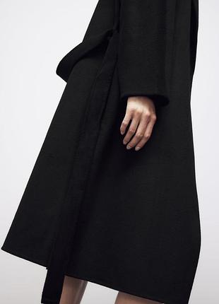 Zara handmade пальто вовна 8491/725 xs