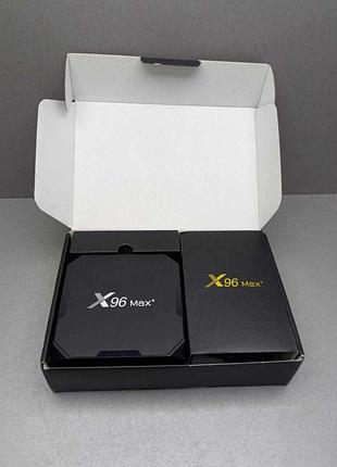 Тв-приставка медиаплеер тюнер б/у x96 max+ 4/64gb