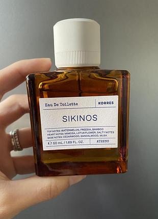 Korres sikinos жіноча туалетна вода 50ml