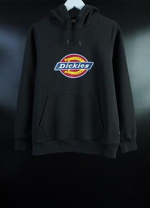 Жіноче/чоловіче худі (унісекс) оригінал dickies icon logo hoodie black