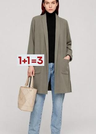 1+1=3 🎁 легкая удлиненная накидка с разрезами от h&amp;m