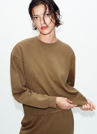 Вареный свитшот от zara