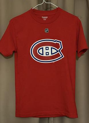 Футболка nhl montreal canadiens tomas plecanec #14