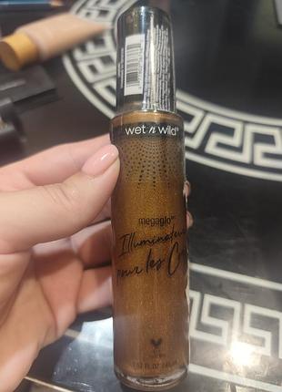 Хайлайтер для тела wet n wild megaglo body luminizer в оттенке invested in bronze.