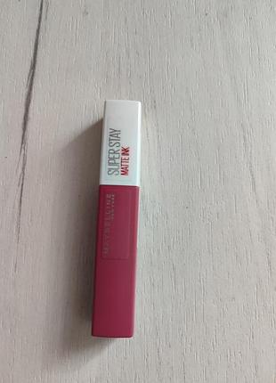 Стойкая матовая помада maybelline matte ink