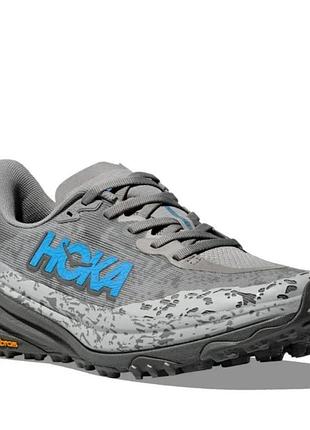 Оригінальні чоловічі,жіночі кросівки hoka speedgoat 6 у забарвленні galactic grey / hoka blue.розмір: 42 (26,5см)матеріал: тканина