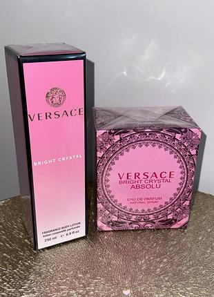 Парфумований набір💕versace 💎духи 90 мл+лосьйон для тіла італія