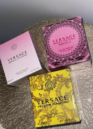 Набір ароматів versace парфуми італія 3 шт версаче духи
