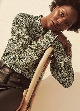 Блуза з широкими рукавами,р.l.  h&m