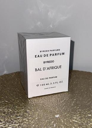 Парфуми byredo 100 ml духи bal d’afrique нішеві унісекс шлейфові