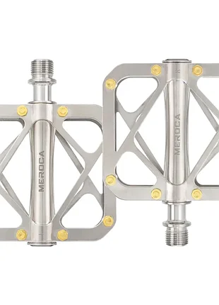 Ультралегкі титанові велосипедні педалі meroca titanium alloy (255 г) 3 підшипники — нові
