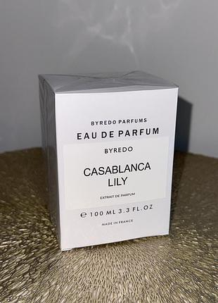 Парфуми byredo 100 ml духи casablanca lily  нішеві унісекс шлейфові