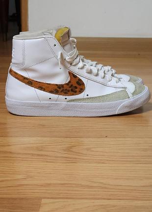 Шкіряні кеди nike жіночі blazer mid 77 se (оригінал)