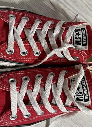 Оригінальні converse chuck taylor all star, червоні, майже нові