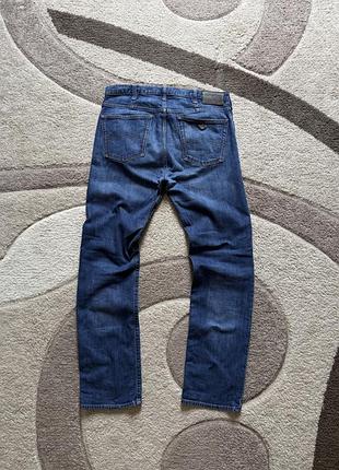 Оригінальні джинси armani jeans прямого крою синього кольору розмір 32